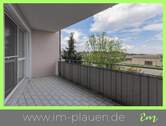 Balkon - 3 Zimmerwohnung zur Miete im Stadtteil Neundorf von Plauen - moderne EBK - Pkw Stellplatz