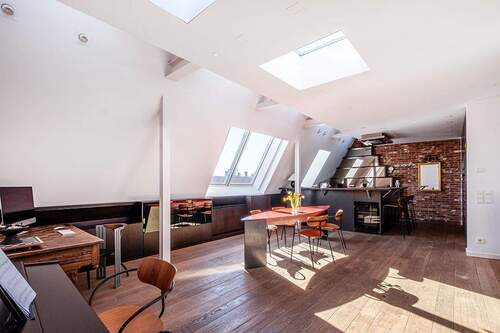 Koch- und Essbereich - Großzügige Penthousewohnung im gefragten Prenzlauer Berg