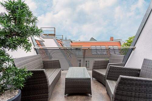 Balkon mit Westausrichtung - 