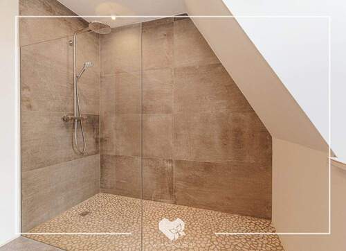 Offene Dusche - 