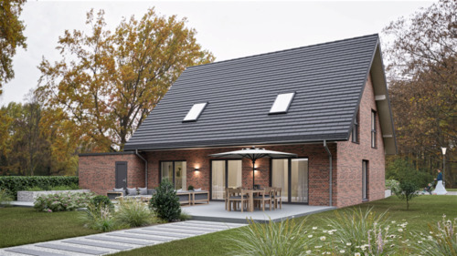 Rückwärtige Ansicht - 4 Zimmer Einfamilienhaus zum Kaufen in Nottuln