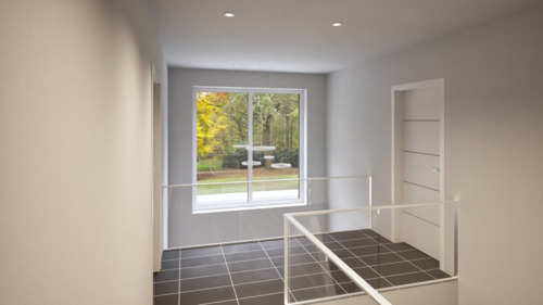 Flur im OG mit Galerie - 