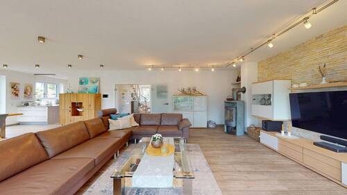 Wohnzimmer EG - 5 Zimmer Einfamilienhaus in Roetgen