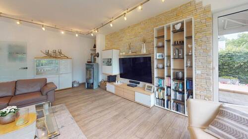 Wohnzimmer EG - Einfamilienhaus mit 219,20 m&sup2; in Roetgen zum Kaufen
