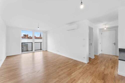 Wohnbereich Musterwohnung - Etagenwohnung mit 78,50 m&sup2; in Berlin zum Kaufen