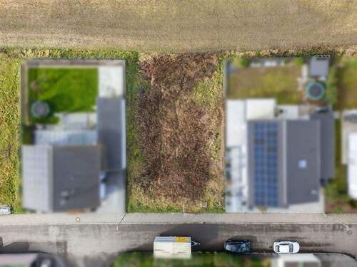 Vogelperspektive - Frontal - Grundstück in Wörth zum Kaufen