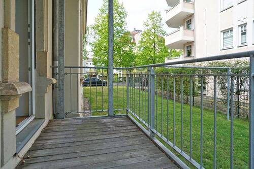 Balkon - 2 Zimmer Etagenwohnung zur Miete in Dresden
