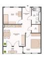 Wohnungsgrundriss - 