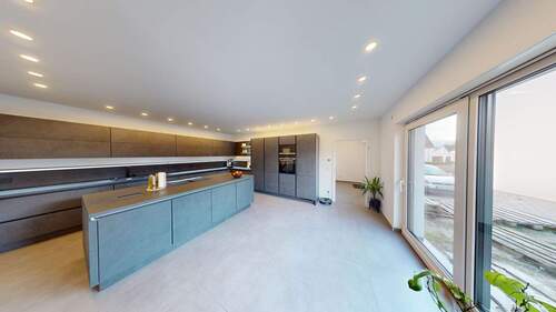 Küche mit Gartenzugang - 