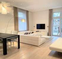 Hochwertig möblierte Altbauwohnung mit großer Terrasse - Frankfurt am Main Westend-Süd