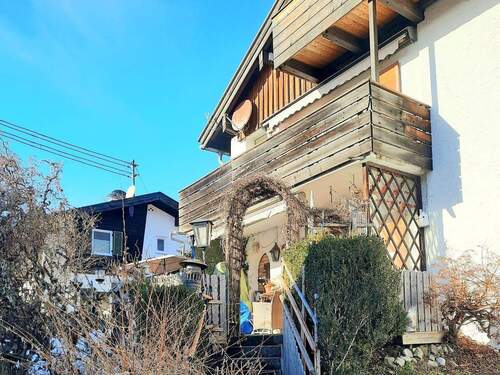 Bild aktuell - Zugang zum Garten/Terrasse - Etagenwohnung mit 74,00 m&sup2; in Waakirchen zum Kaufen