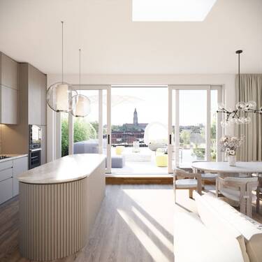 Penthouse Friedenau Einrichtungsbeispiel - 3 Zimmer Etagenwohnung zum Kaufen in Berlin