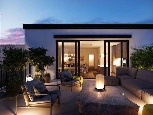 Penthouse Friedenau Einrichtungsbeispiel - 