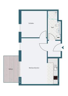 Wohnung 1. OG mitte - 