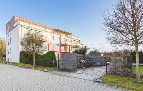 Westansicht - 2 Zimmer Etagenwohnung zum Kaufen in Landshut