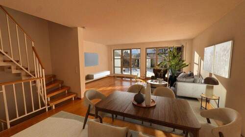 Wohn-Ess-Zimmer Visualisierung - 