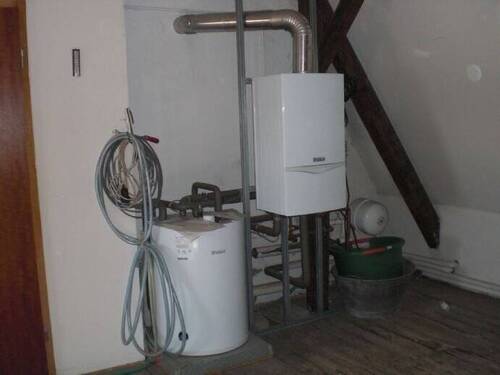 Brennwertheizung im Hobbyraum - 