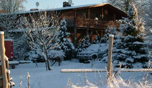 Winter Archivfoto vom Eigentümer - Doppelhaushälfte in Zeschdorf zum Kaufen
