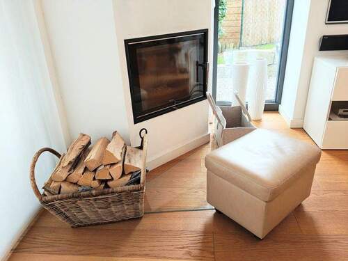 Kaminofen mit Verbindung zur Wärmepumpenheizung - 