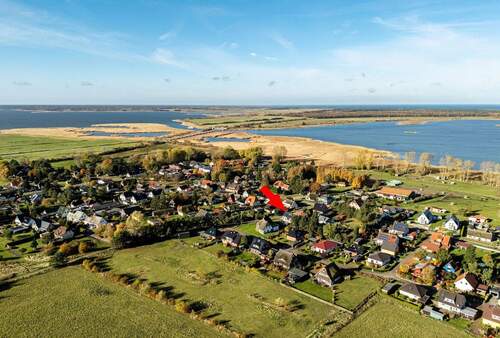 Vogelperspektive - 4 Zimmer Doppelhaushälfte zur Miete in Pruchten OT Bresewitz