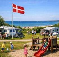 Campingplatz in Dänemark - küstennahe Lage, nahe deutscher Grenze, Betreiberunterkunft - Niebüll