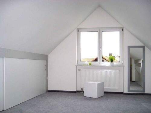 Der Spitzboden ist ausbaubar - 