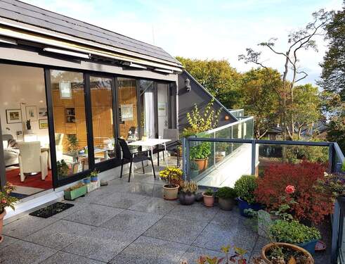 Terrasse Richtung Ostsee - 