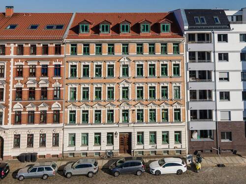 Außenansicht - 3 Zimmer Etagenwohnung zum Kaufen in Leipzig