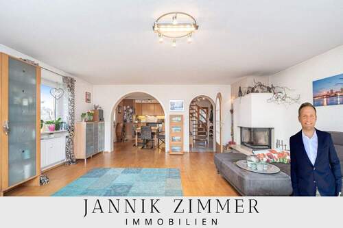 JANNIK ZIMMER Immobilien - Haus-in-Haus mit ultimativem Bergblick - 5-Zimmer Wohnung mit großem Privatgarten in ruhiger Lage
