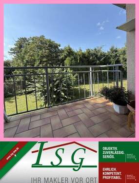 Balkon - Traumhafte Aussichten! 2-Raum Wohnung mit Balkon und Stellplatz im Villenviertel