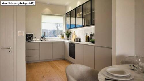Visualisierung – Moderne Einbauküche - 