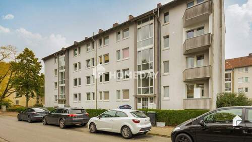 Außenansicht 1 - Langfristig vermietete Zweizimmerwohnung im gepflegten Mehrfamilienhaus