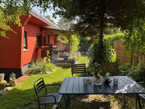 001_P-13813_Wochenendhaus_Wochenendgrundstueck_Zechlin_Rheinsberg_Laupi.jpg - Wochenendgrundstück mit Motorboot und Bootsliegeplatz im Rheinsberger Seengebiet
