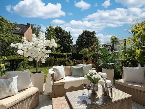 traumhafte Terrasse - Freies XXL-Reihenhaus, Erstbezug nach Modernisierung