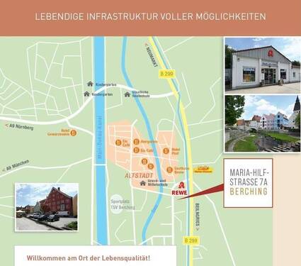 Hervorragende Infrastruktur - 2 Zimmer Etagenwohnung zum Kaufen in Berching