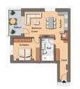 Variante Grundriss Wohnung A08 - 