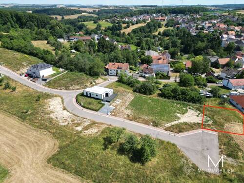 Ansicht Baugrundstück - MG - Baugrundstück am Feldrand in Kleinsteinhausen