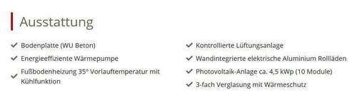 Ausstatttung - 4 Zimmer Doppelhaushälfte in Schwabhausen