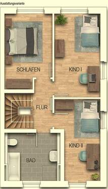 Entwurf Obergeschoß - 