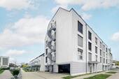 Außenansicht - Attraktives 1-Zimmer-Apartment mit Aufzug, Weitblick über Ingolstadt und Tiefgaragenplatz