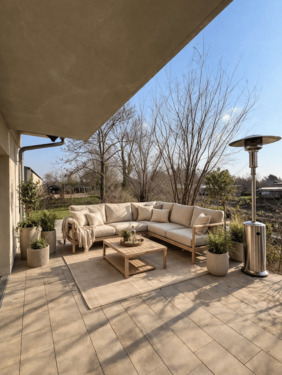 Visualisierung südliche Terrasse - 