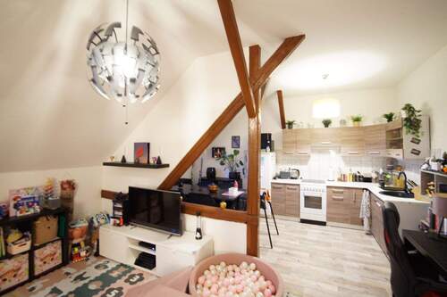 Wohnzimmer - 2 Zimmer Etagenwohnung zur Miete in Annaberg-Buchholz