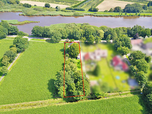 Luftaufnahme - 8 Zimmer Einfamilienhaus zum Kaufen in Barßel / Barßelermoor