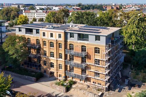 Hausansicht - Praxis- oder Gewerbeimmobilie 49m² in Buckau - frisch-sanierter Erstbezug
