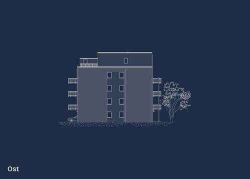 Ansicht Ost - Mehrfamilienhaus, Wohnhaus in Wolfenbüttel zum Kaufen