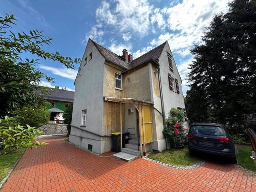 Blick von der Garage - 5 Zimmer Einfamilienhaus in Oderwitz