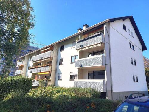 Rückansicht - 3 Zimmer Etagenwohnung zum Kaufen in Ettlingen