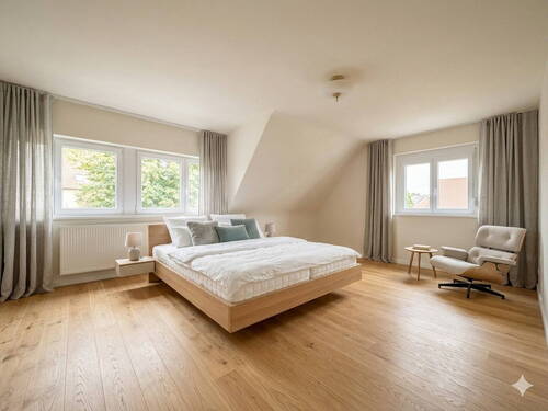 Schlafzimmer - 6 Zimmer Einfamilienhaus in Leonberg