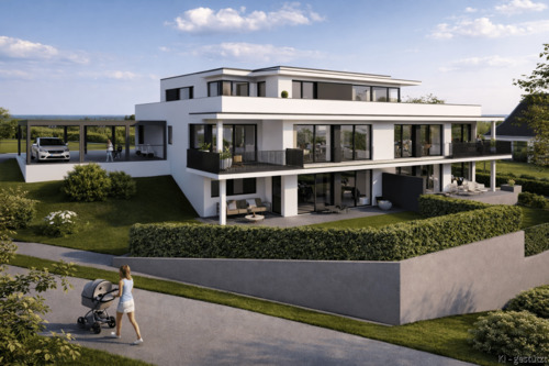 Südansicht - Etagenwohnung mit 126,00 m&sup2; in Tübingen zum Kaufen