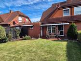 Gartenansicht - Sehr gepflegtes DoppelhausFerienhaus mit unverbauter Aussicht
